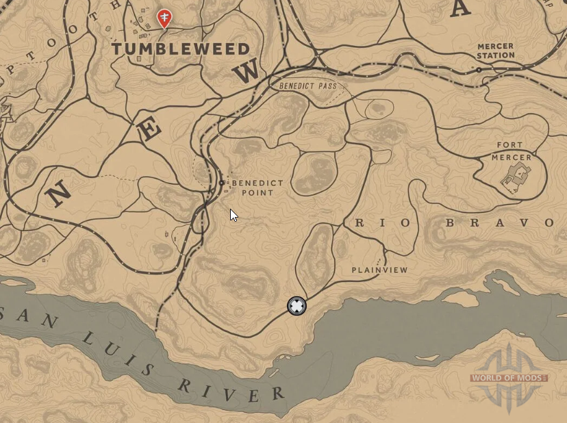 READ DEAD REDEMPTION 2 ONLINE - Localização do Tesouro no PÂNTANO DE  BLUEWATER. 