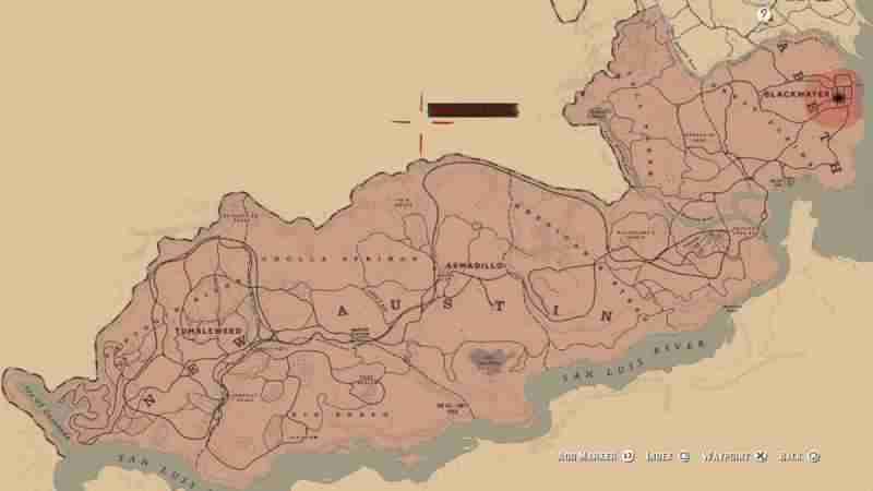 LOCALIZAÇÃO TODOS OS MAPAS DO JOGO RED DEAD 2 ONLINE 