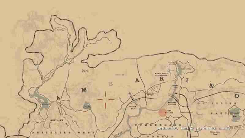 Mapa Red Dead Redemption II 30X40 cm - Escorrega o Preço