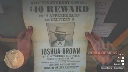 Caça-recompensas em RDR 2: Joshua Brown. Guia de passagem
