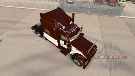 Creme para a pele & Brown para o caminhão Peterb para American Truck Simulator