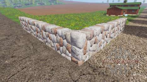 Stone wall v2.0 para Farming Simulator 2015