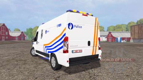 Peugeot Boxer Police para Farming Simulator 2015