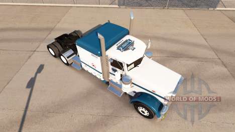 O Tio D Logística pele para o caminhão Peterbilt para American Truck Simulator