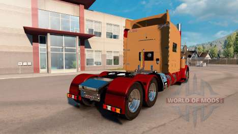 Скин Bordô e Marrom на Peterbilt 389 para American Truck Simulator