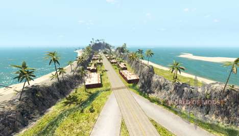 Island of speed v1.4 para BeamNG Drive