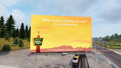 Real billboards v2.0 para American Truck Simulator