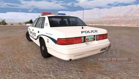 Gavril Grand Marshall wayland police v2.0 para BeamNG Drive
