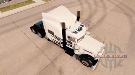 Simples Chamas pele para o caminhão Peterbilt 38 para American Truck Simulator