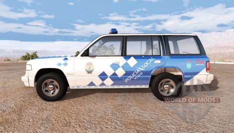 Gavril Roamer spanish police v3.5 para BeamNG Drive