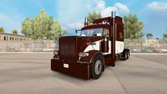 Creme para a pele & Brown para o caminhão Peterbilt 389 para American Truck Simulator