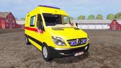 Mercedes-Benz Sprinter 311 CDI Ambulance para Farming Simulator 2015