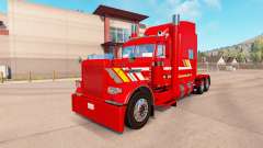 Pele Personalizada Heavy Haul para o caminhão Peterbilt 389 para American Truck Simulator