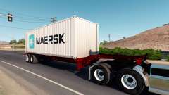 Cheetah container chassis para American Truck Simulator