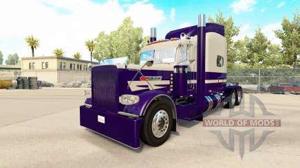A pele Roxa Correr para o caminhão Peterbilt 389 para American Truck Simulator