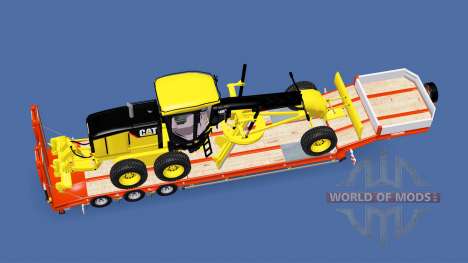 Semitrailer Caterpillar 140M v1.1 para Euro Truck Simulator 2