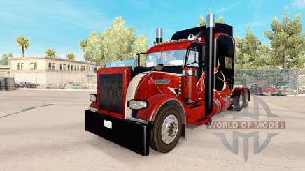 Madeira de pele para o caminhão Peterbilt 389 para American Truck Simulator