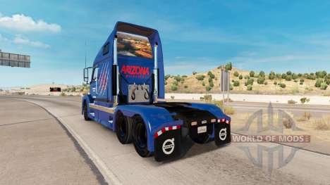 Arizona Wildcats pele para a Volvo caminhões VNL para American Truck Simulator