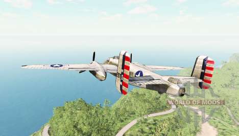 North American B-25 Mitchell v5.3.1 para BeamNG Drive