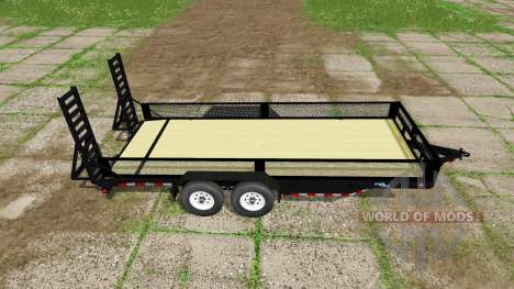 Platform trailer with sides para Farming Simulator 2017