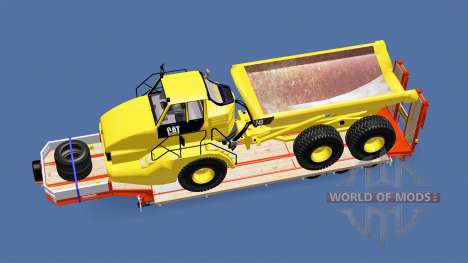 Semitrailer Caterpillar 740 para Euro Truck Simulator 2