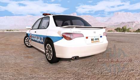 Hirochi Sunburst polícia v1.8 para BeamNG Drive