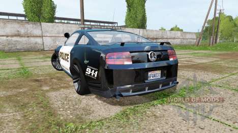 Ford Mustang Shelby GT Seacrest County Police para Farming Simulator 2017