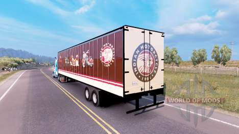 Indian Motorcycles box trailer para American Truck Simulator