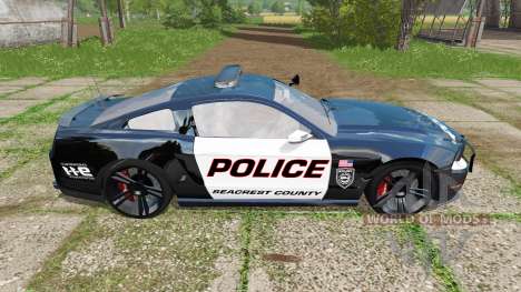 Ford Mustang Shelby GT Seacrest County Police para Farming Simulator 2017