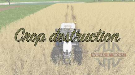 Crop destruction para Farming Simulator 2017