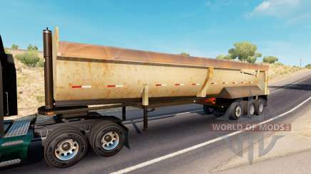 Rusty dumps trailer para American Truck Simulator