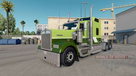 Pele Verde no Verde trator Kenworth W900 para American Truck Simulator
