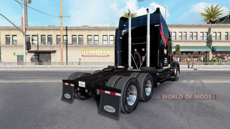 Pele M.&.Um Camionagem v1.1 no trator Peterbilt  para American Truck Simulator