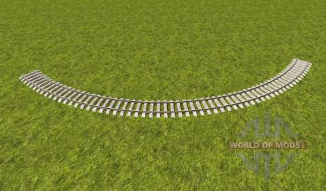 Um conjunto de trilhos ferroviários para Farming Simulator 2017