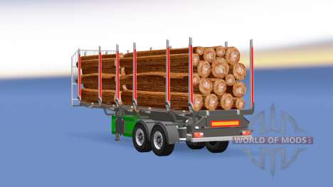 Small log trailer para Euro Truck Simulator 2