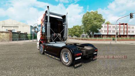 A pele do homem de Ferro para trator Scania séri para Euro Truck Simulator 2