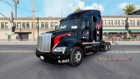 Pele M.&.Um Camionagem v1.1 no trator Peterbilt  para American Truck Simulator