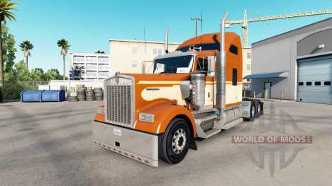 A pele de Uma Laranja no caminhão Kenworth W900 para American Truck Simulator