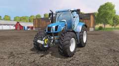 New Holland T6.160 front loader v1.1 para Farming Simulator 2015