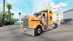 A pele da Poeira Laranja no caminhão Kenworth W900 para American Truck Simulator