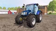 New Holland T6.160 blue power v1.1 para Farming Simulator 2015