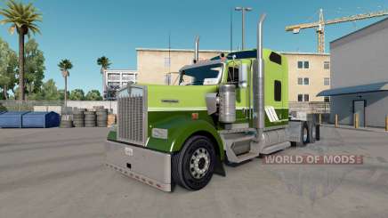 Pele Verde no Verde trator Kenworth W900 para American Truck Simulator