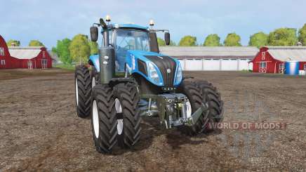 New Holland T8.320 twin wheels para Farming Simulator 2015
