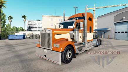 A pele de Uma Laranja no caminhão Kenworth W900 para American Truck Simulator
