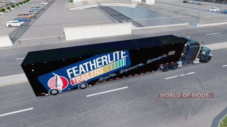 Featherlite semitrailer v1.4 para American Truck Simulator