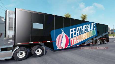 Featherlite semitrailer v1.4 para American Truck Simulator