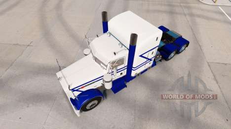 Rollin pele Branca para o caminhão Peterbilt 389 para American Truck Simulator