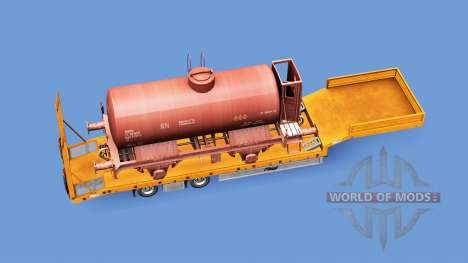 Railway cargo pack v1.8 para Euro Truck Simulator 2