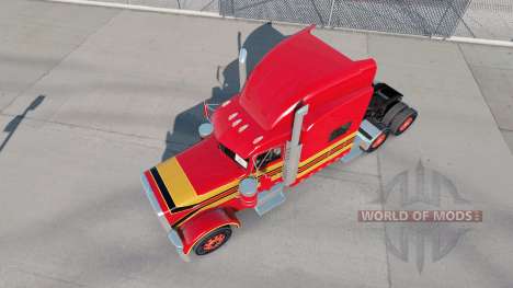 A pele do Bebê de Vermelha no caminhão Peterbilt para American Truck Simulator