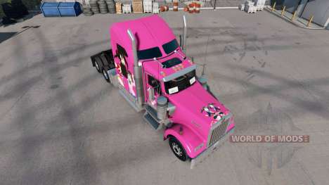Pele Nico no caminhão Kenworth W900 para American Truck Simulator